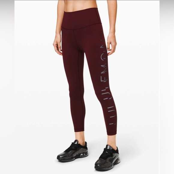 Lululemon Wunder Under High Rise Tight Leggings Lunar New Year Garnet 6 W5CNWS - Picture 1 of 11